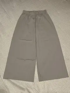 プリーツパンツ ワイドパンツ