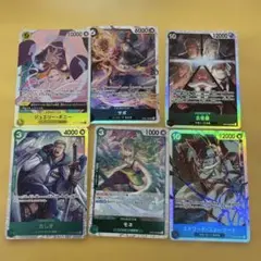 ワンピースカード6枚セット　SR