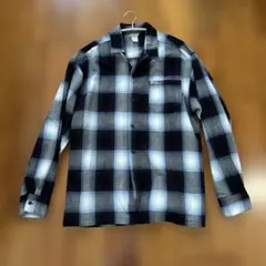 CALTOP チェック柄長袖シャツ M