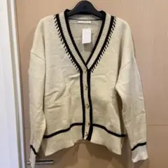 ★新品★CPCMアイボリー Vネックカーディガン