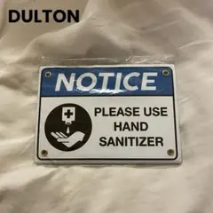 DULTON エナメルノーティスサイン”HandSanitizer”
