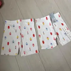 Cat & Jack アイスクリーム柄 2T 4Tバイクショーツ 2枚セット
