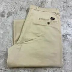 Dockers　チノパン　2タック　W35 L30　ベージュ　古着　ストレートのサムネイル