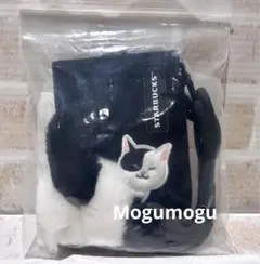 台湾スターバックス 白黒 猫 しっぽ ICカードホルダー コインケースのサムネイル
