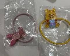 Disney Twinkle ゴム ガチャ　ピグレッド　プーさん