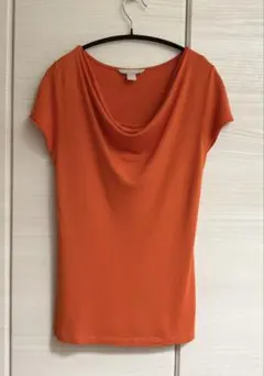BANANA REPUBLIC ドレープTシャツ オレンジ