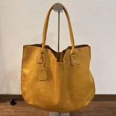 fes フェス レザー 本革製 トートバッグ 大容量 A4◎ キャメル☆