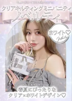 Rady クリアキルティングミニバニティ