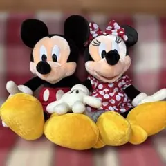 ミッキー　ミニーマウス 大きいぬいぐるみ 60cmディズニー　特大サイズ　BIG