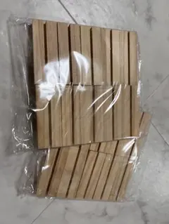 木製 カードスタンド メモクリップ 20個セット 結婚式　テーブルナンバー