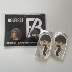 BE:FIRST JUNON モアプラス缶バッジセット&ラバーマスコット