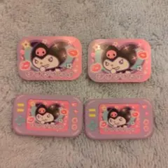 サンリオキャラクターズ　胸キュンメモリーズ　フレークシール　4枚セット　クロミ