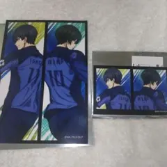 ブルーロック　AJ　戦う背中 × 雨　ブロマイド　イラストカード　潔　凛