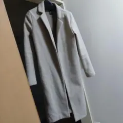 ザラ　コート　グレー