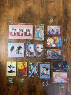 バンダイナムコ 矢沢あい ツインウエハースのカード