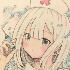 【-Nurse-】オリジナル 手描き アナログイラスト はぴねすてら