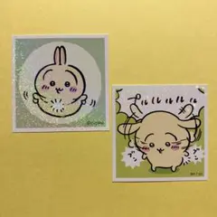 ちいかわ あつめてシールガム シールコレクション／うさぎ2枚