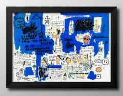 12725■ポスター アート 絵画『ジャン=ミシェル・バスキア』A3 マット紙