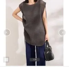 ジャーナルスタンダード　アーミーツイル　コットンメッシュノースリーブ