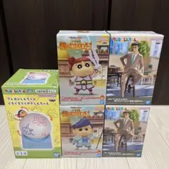 クレヨンしんちゃん フィギュアセット 5種セット　未開封品