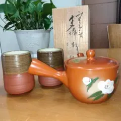 【未使用新品】朱泥 急須・湯呑セット