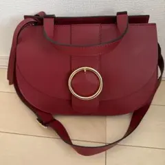 【新品未使用】【ANAYI】レザーショルダーバッグのサムネイル