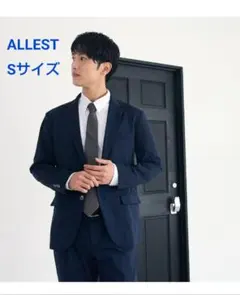 ALLEST サステナブル オールインワン スーツ ビジネススーツ ネイビー S