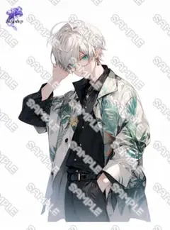 kokoshop オリジナル　人物ステッカーNo.869