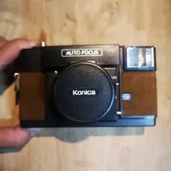 ​コニカ Konica C35 AF コンパクトフィルムカメラ ブラウンレザー調のサムネイル