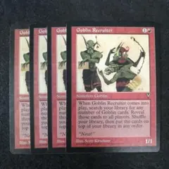 MTG ゴブリンの首謀者 英語4枚セット APC版 - メルカリ