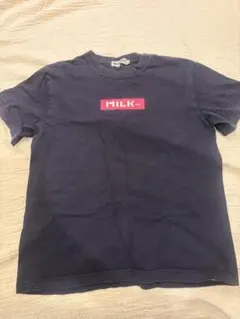 MILKFED. ボックスロゴ Tシャツ ネイビーのサムネイル