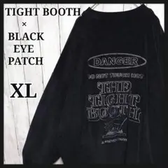 【即完売モデル】ブラックアイパッチ × タイトブース ベロア プルオーバー