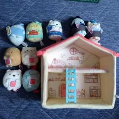 すみっコぐらし　まとめセット　てのりぬいぐるみ　ぶらさげ　木のおうち等 すみっコぐらし まとめセット てのりぬいぐるみ ぶらさげ 木のおうち等