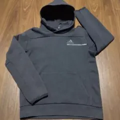 【値下げ】adidas ブラック パーカー Lサイズ