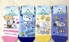 スヌーピー　SNOOPY ソックス　靴下　4足セット