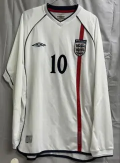 umbro 2006 ドイツW杯 イングランド代表 長袖ユニフォーム ベッカム