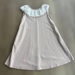 tartire et chocolate ピンクベージュ ノースリーブ ワンピ