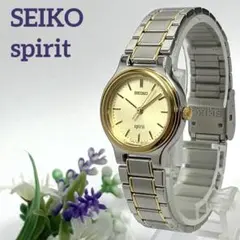電池交換済520 SEIKO spirit セイコー クォーツ 腕時計 ゴールド