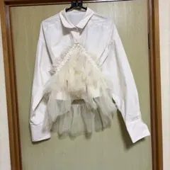 KBF チュールレイヤード 長袖シャツのサムネイル