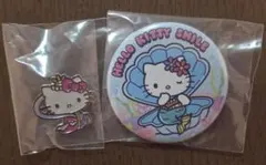 HELLO KITTY SMILE 【限定品】 ピンバッジ 缶バッジ 2点セットのサムネイル