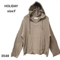 ホリデイ　HOLIDAY パーカー　トップス　長袖　スウェット　FREE