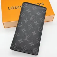 【箱・袋付】ルイヴィトン モノグラム エクリプス ポルトフォイユ ブラザ 長財布