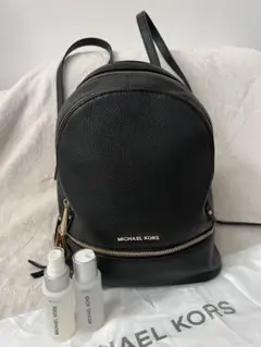 MICHAEL KORS 黒 レザー リュック　スプレー付属