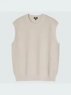 【着回し力抜群】ウォッシャブルオーバーサイズニットベストいつものコーデが旬顔に！