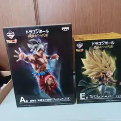 一番くじ ドラゴンボール 超戦士バトル列伝　孫悟空&ゴテンクスフィギュアセット