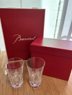 Baccarat クリスタルグラス 2個セット