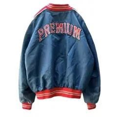 逸品vintage◎リバーシブルジャケット 丈67 スタジャン 男女兼用