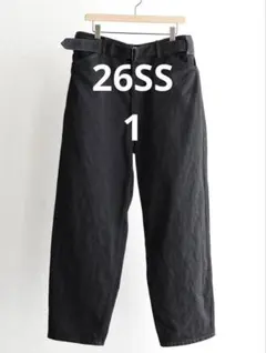 2026年最新】comoli ベルテッドデニム ブラックの人気アイテム - メルカリ