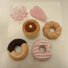 ✤*ᐷ様 箸置き　スイーツ　ドーナツ　ホットケーキ　さくら　6点セット
