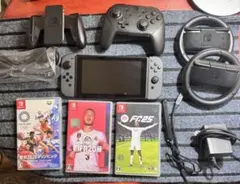 Nintendo Switch 本体 グレー 付属品付き